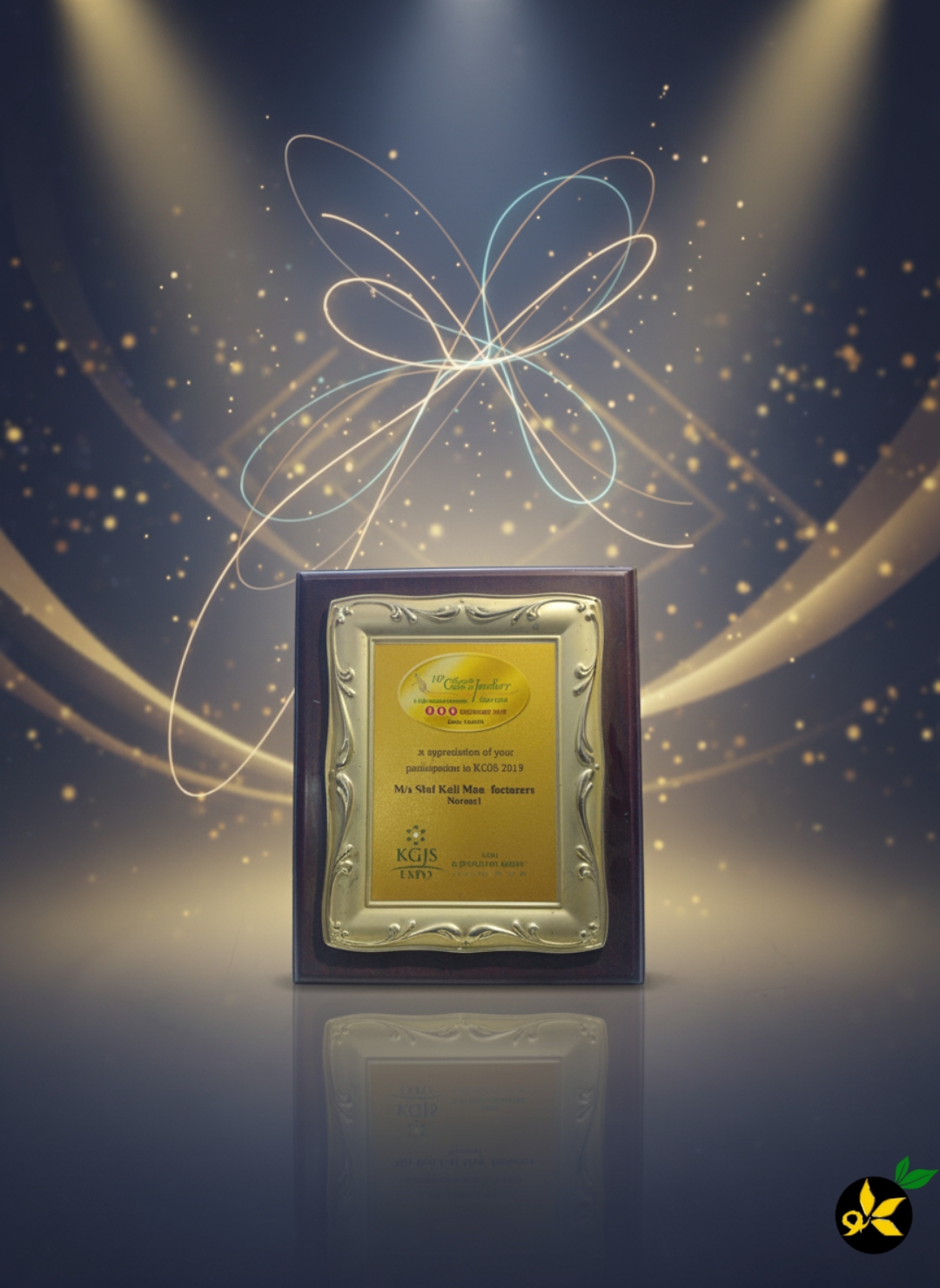 KCJS 2019 participation recognition plaque