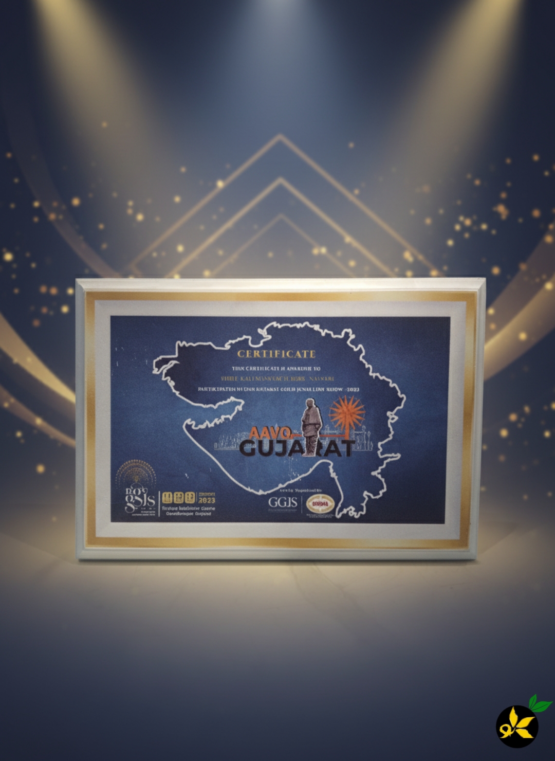 Aavo Gujarat certificate for Shree Kali Manufacturers