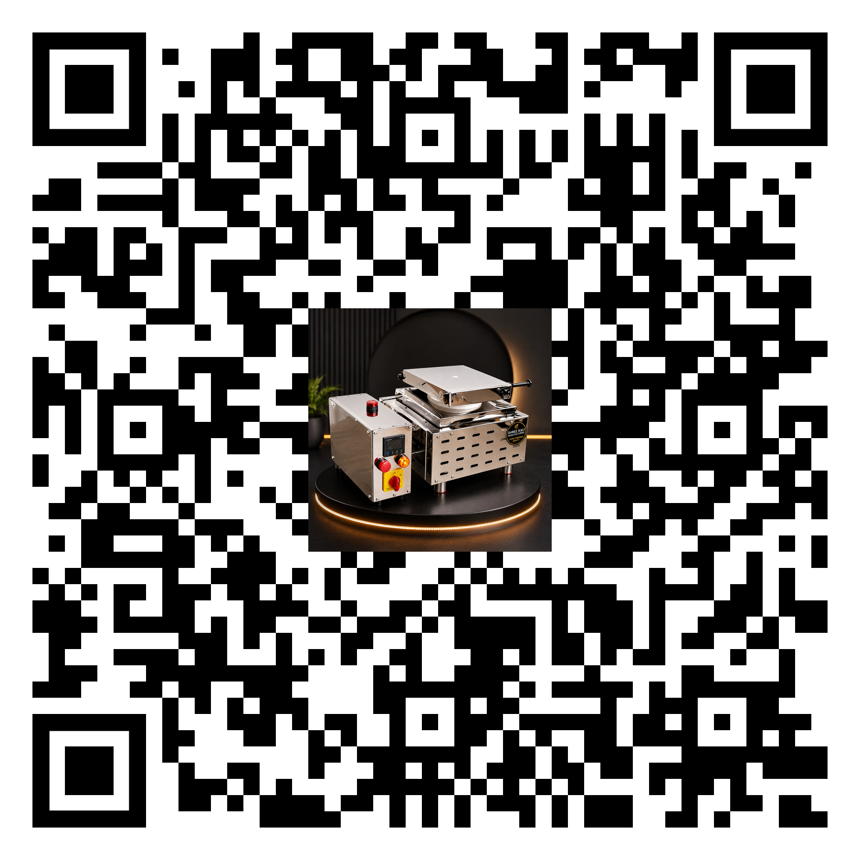 Gold melting process video scanner QR code